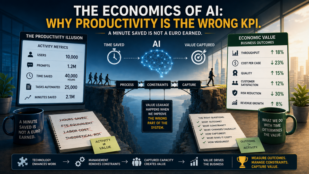 The Economics of AI: Why Productivity Is the Wrong KPI